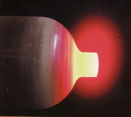  The high-pressure seamless cylinder neck-spinning technology